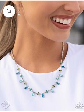 Feminine Fashion Blue Necklace